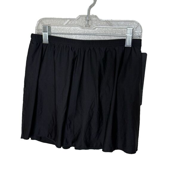 New Miraclesuit Black Solid Skirt Brief Swim Bottom Size US 8 Miracle Suit - Picture 4 of 9